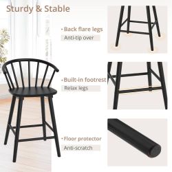 Brand new in box counter-height bar stools (set of 2) 