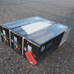 Genuine HP 312A CF440AM Tri Pack (CMY) Toner Cartridge