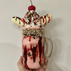 Fake Milkshake Photography Prop, Home Decor Businesses Prop