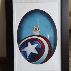 Captain America Sheild Wall Art