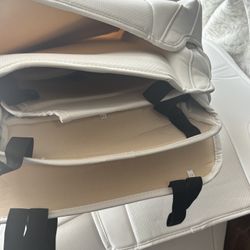White Leather Seat Covers 