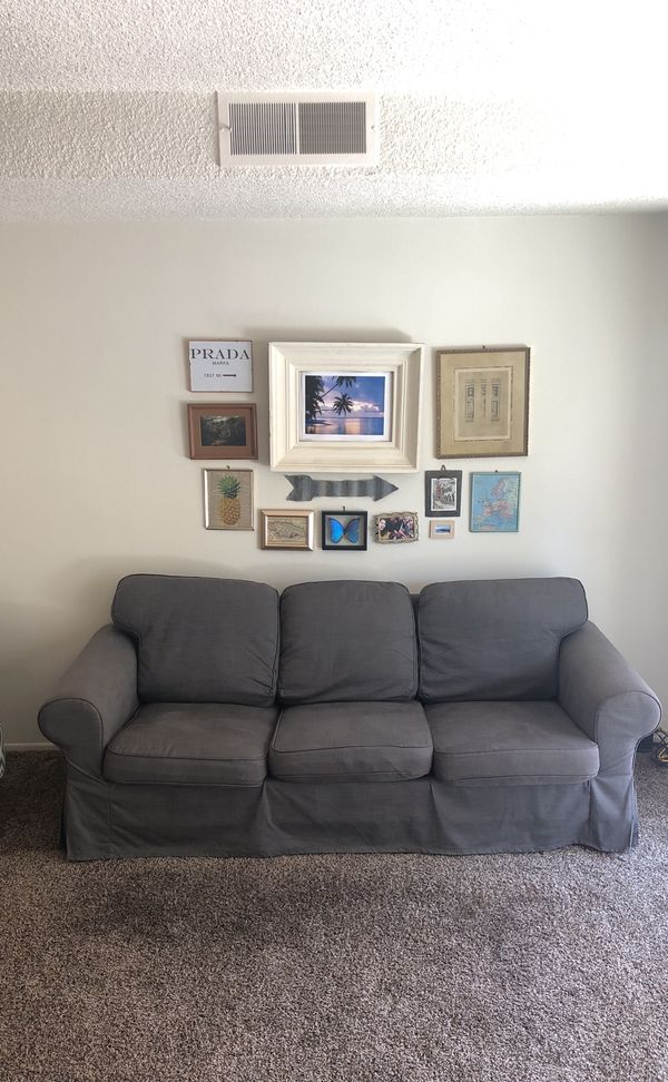 IKEA EKTORP Sofa in Nordvalla dark gray for Sale in San Diego, CA OfferUp
