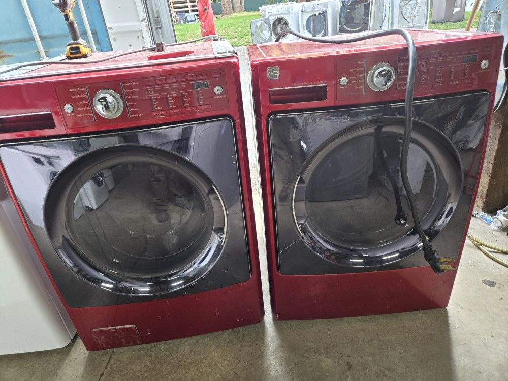 Kenmore Washer And Dryer Set Electric 