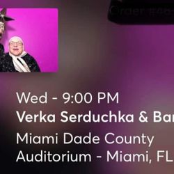 Verka Serduchka Concert Tickets For Sale 2 Available 