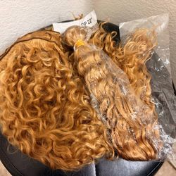 Atifa Water Wave Bundles with Closure Human Hair 100% Unprocessed Brazilian Water Wave Human Hair Bundles Natural Color 22 inch 2 pack One is new and 