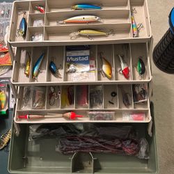 Three Tray Tackle Box Loaded