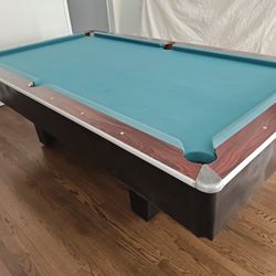 Pool Table 8ft Minnesota fats wood top not Heavy Slate