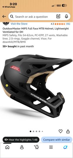 Helmet lightweight ventilated for DH