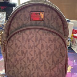 ✨Backpack Micheal Kors Leather Trim✨