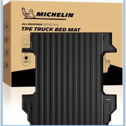 Michelin Truck Bed Mat for 2019-2026 Chevy Silverado/GMC Sierra 1500 5.8 FT  69.9", Not Fit Optional CarbonPro Bed/Drop-in Bed Liner, All-Weather Truc