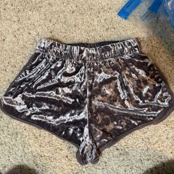 Velvet Mini Shorts