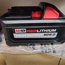 Milwaukee 6.0ah High Out Put Battery