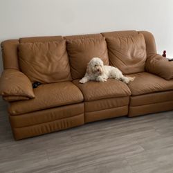 Leather Couch 