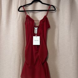 Jaded London Scarlett Red Mini Fatale Dress Size 4