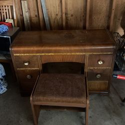 Desk And Stool