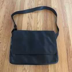 Banana Republic Leather Messenger Bag