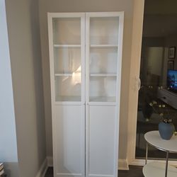 IKEA BILLY / OXBERG Bookcase with Glass Doors (2 units for sale)