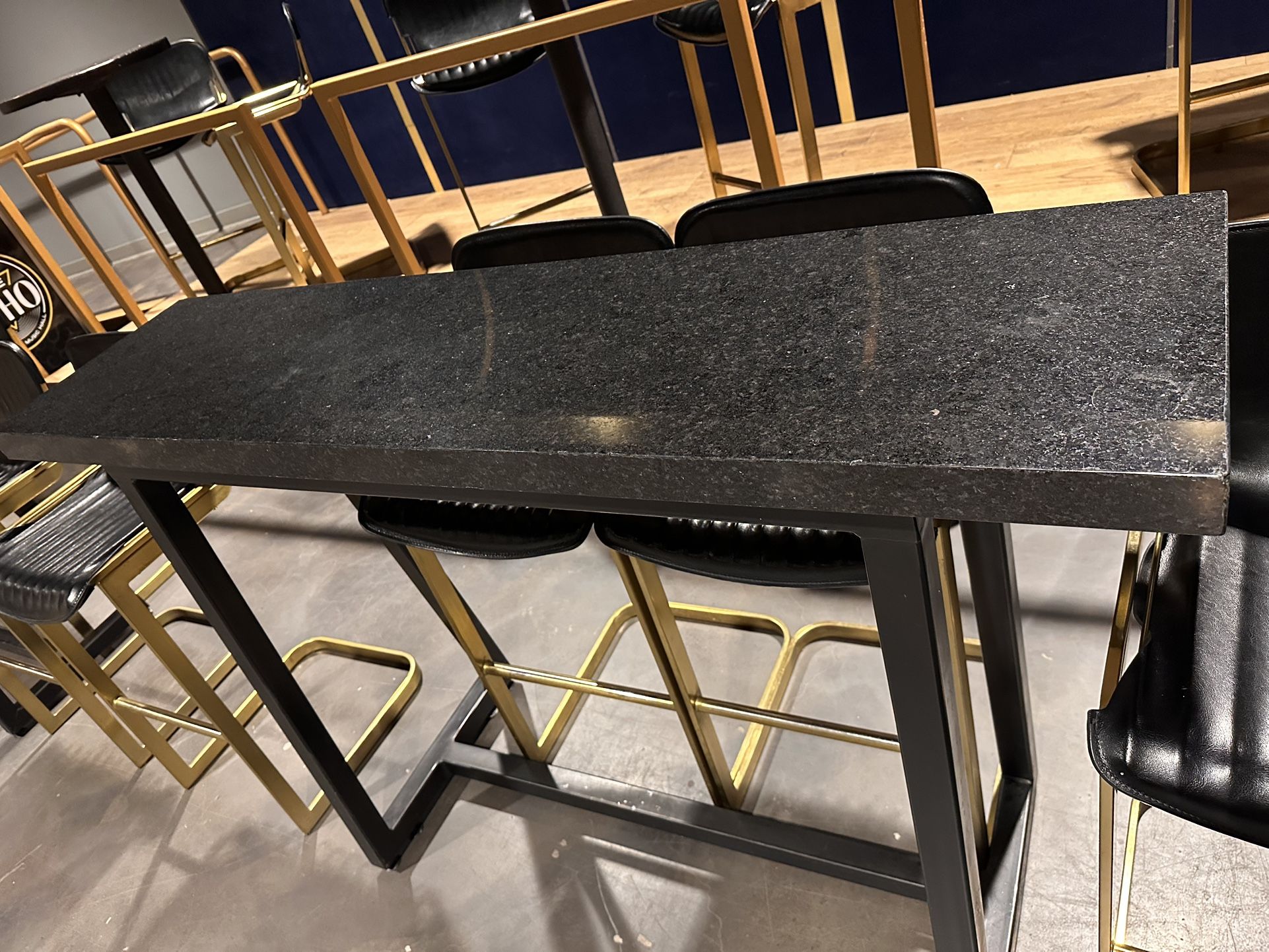 Bar Height Granite Tables $50