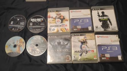 Lot of 10 Exciting PlayStation III Video Games
