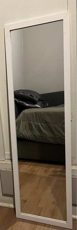 Full-Length Wall Mirror White Frame