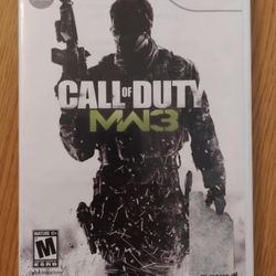 Nintendo Wii Call Of Duty Modern Warfare 3