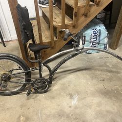 Adams Trail-A-Bike 20" SS Folding Black Half Wheeler Kid's Trailer
