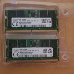 Sl Hynix Sodimm (Laptop) 5600mhz Ddr5 2x16gb = 32gb