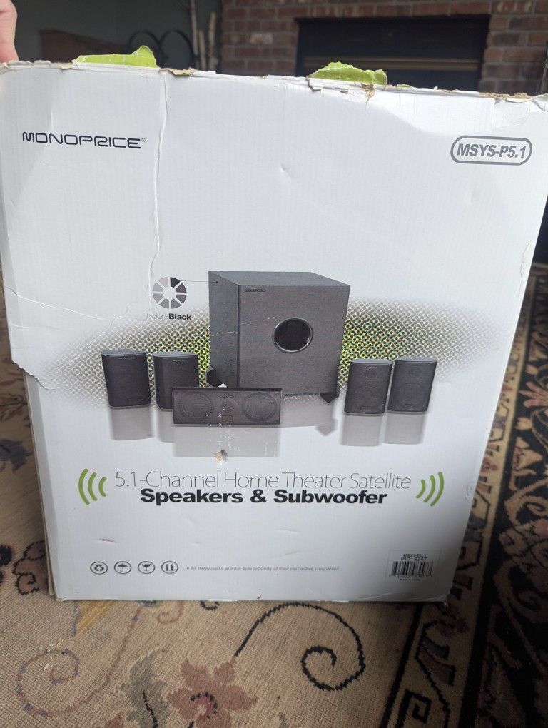 Monopiece Speakers and Subwoofer