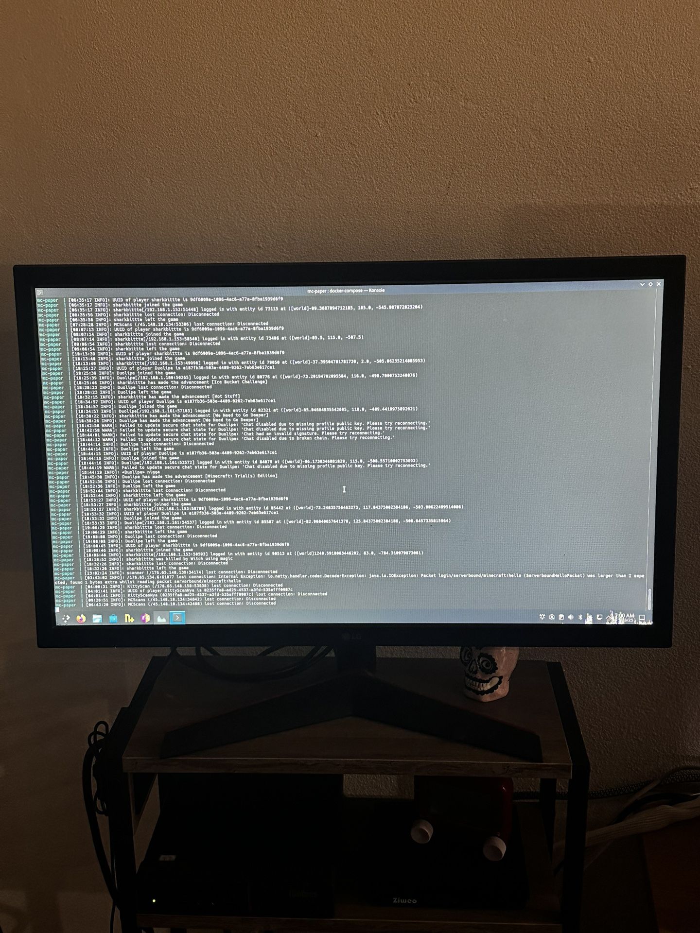 LG 24” Monitor 144hz Response
