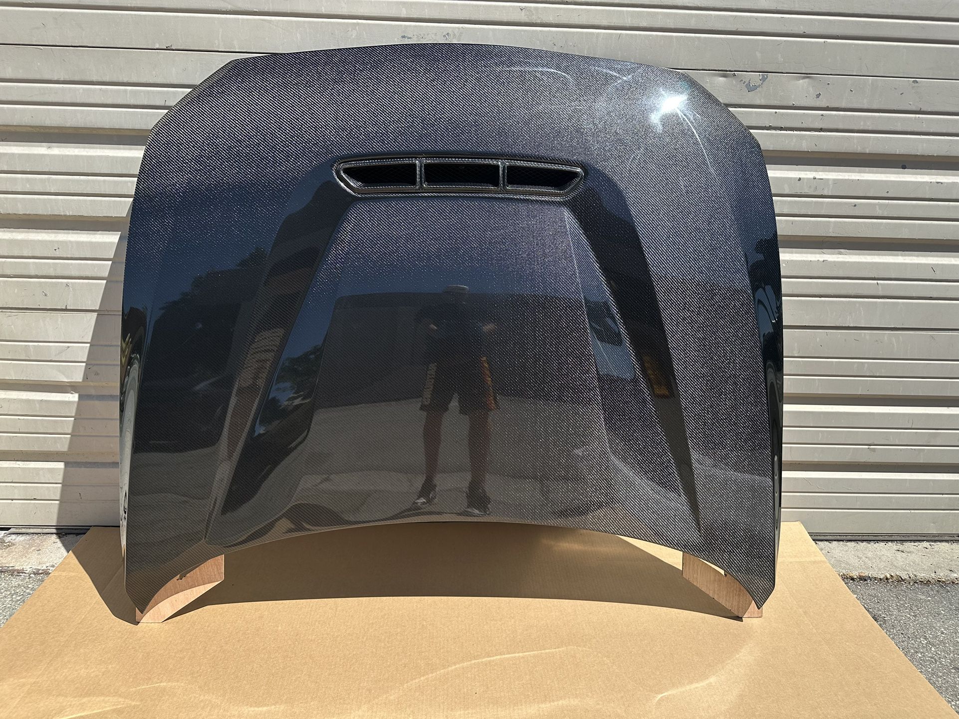 2014 - 2021 BMW 2 Series / 2016 - 2021 BMW M2 F22 F23 F87 VIS Racing GTS Style Carbon Fiber Vented Hood