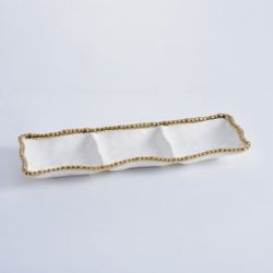 Rectangle 3 Section Platter