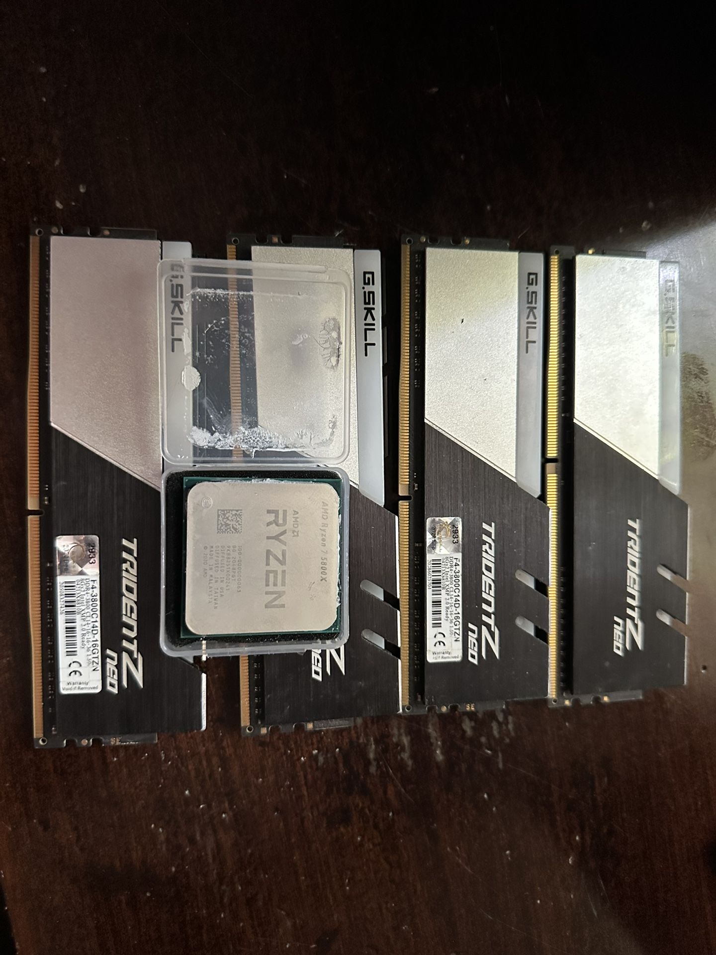 Amd Ryzen 5800x With 32gigs of fast ram TridentZ Neo