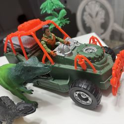 VET DINOSAUR Wild Republic E-Team X T-Rex Playset, Dinosaur Figurine Action