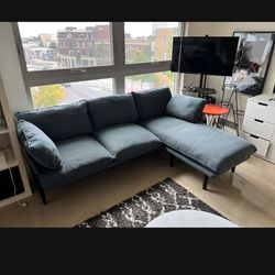 Floyd Three-Seater Upholstered Sofa + Chaise 