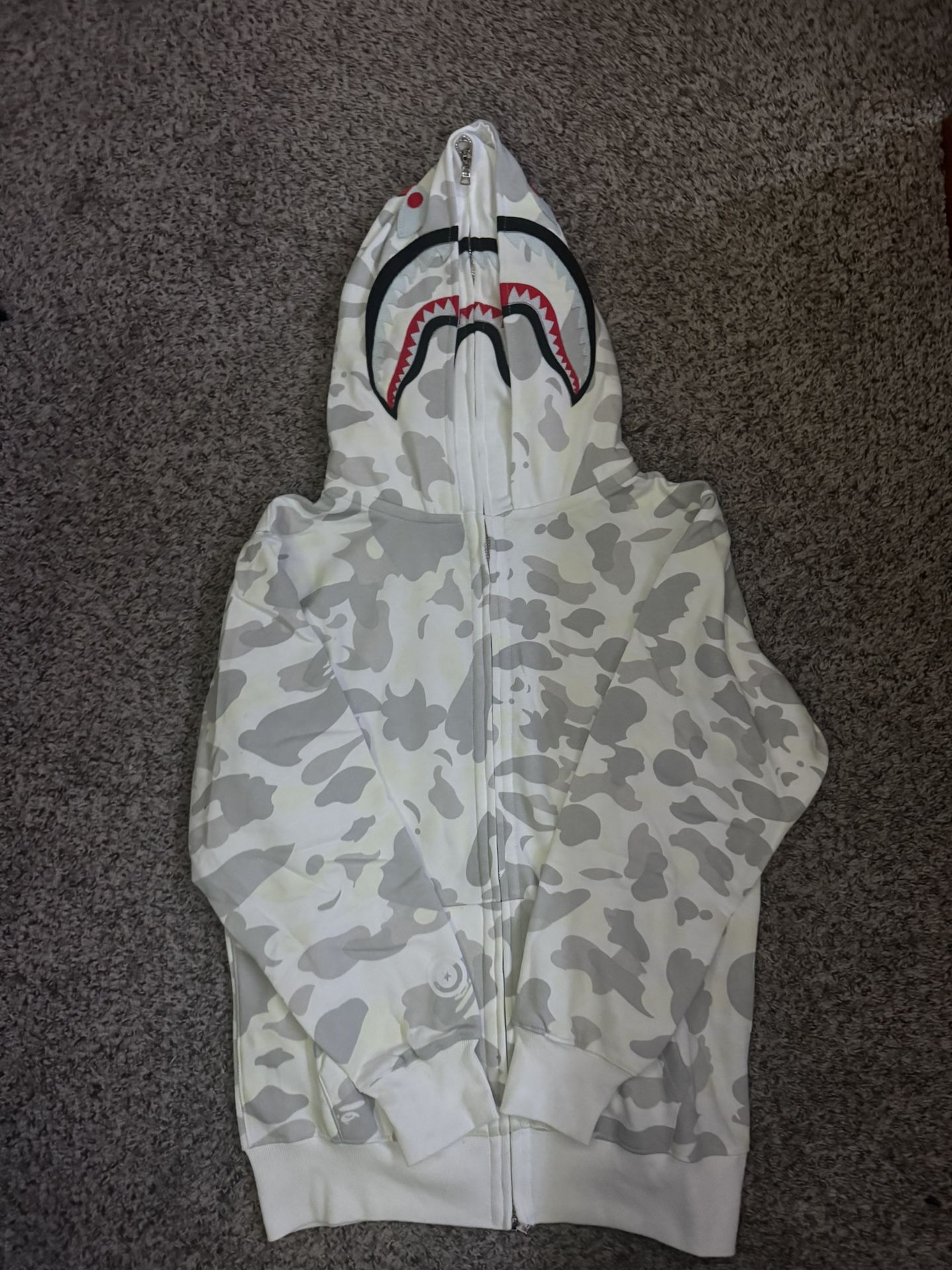 White Bape Hoodie
