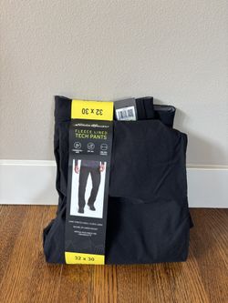 Eddie Bauer Fleece Lined Tech Pants 32 x 30