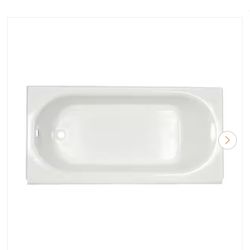 Princeton 60 in. x 34 in. Rectangular Soaking Bathtub with Left Hand Drain in White