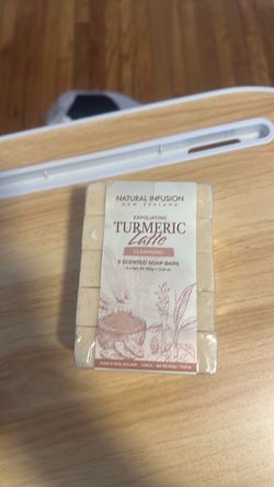 Natural Infusion Turmeric Latte Soap Bars 5-Pack