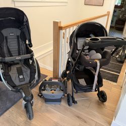4 Piece Chicco travel System - LIKE NEW! 