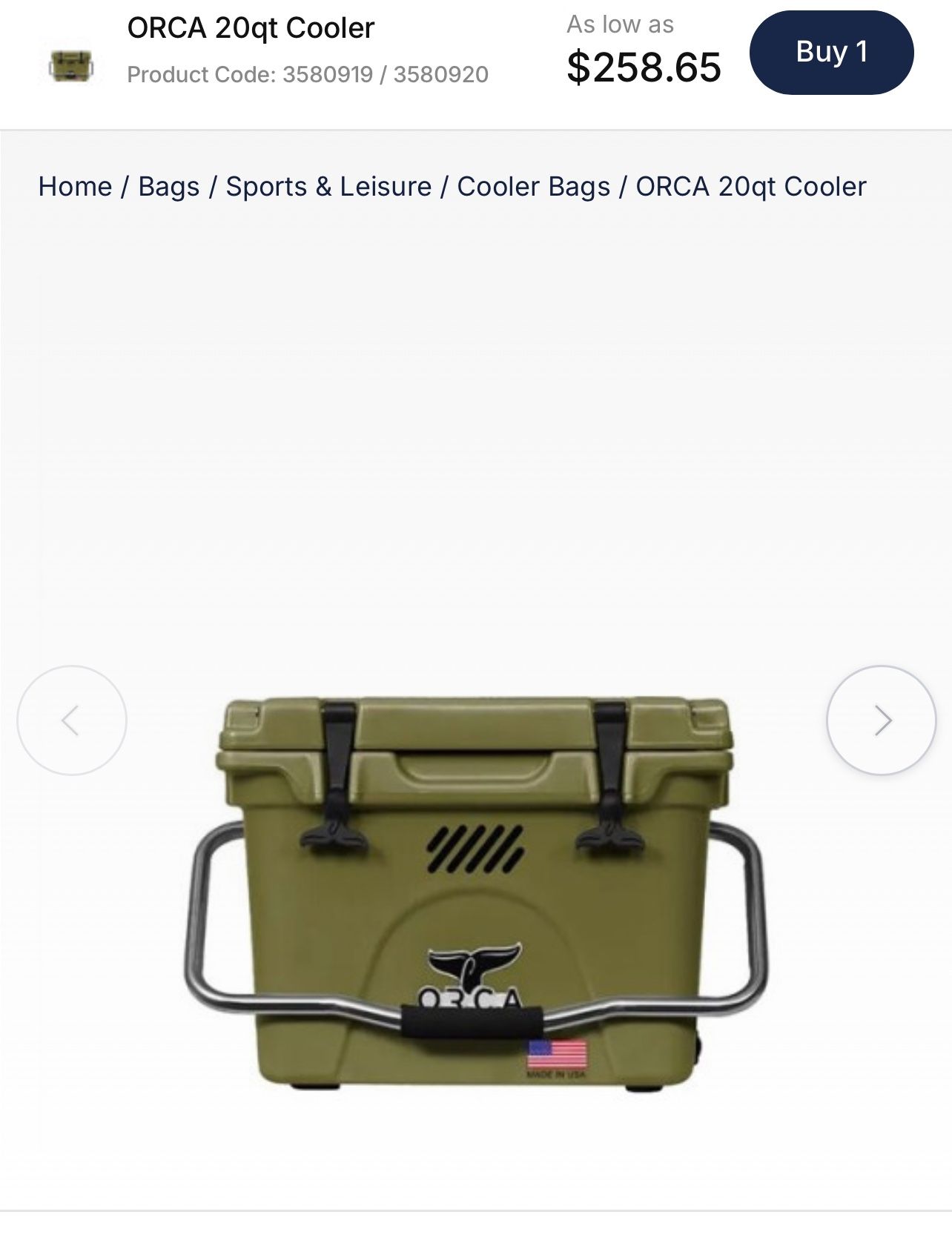 Orca Cooler 