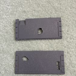 Two Unpainted  HO Scale Building Walls, Part Of A Train Set Or Diorama