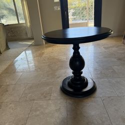 Black Round Table