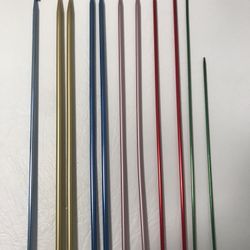 Knitting Needle Bundle of Various Sizes & 1 Crochet Hook