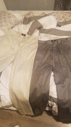 Khaki And Gray Dockers Mens