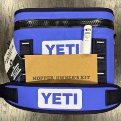 New YETI Hopper Flip 8 Portable Soft Cooler Ultramarine Violet Model YHOPFLIP8