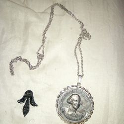 Cool Coin In Necklace Holder 