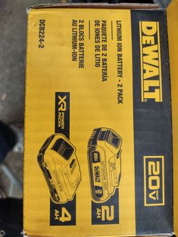 DeWalt 20v 5AH 2 pack