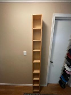 Tall Wooden Shelf