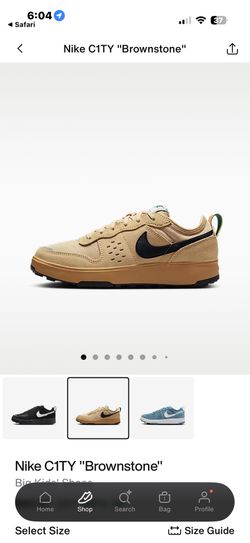 Nike CITY "Brownstone" Youth 4