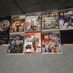 PS3 Games Bundle – Minecraft, GTA V, COD – $60 or $10 each